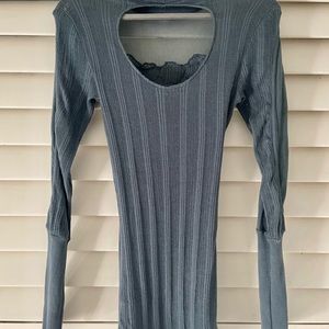 Free People Victorian style long sleeve and lace